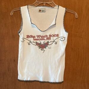 White Bike Week 2002 Tank Top - Size S